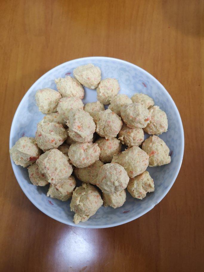 无淀粉鸡胸肉丸子（减肥、火锅）