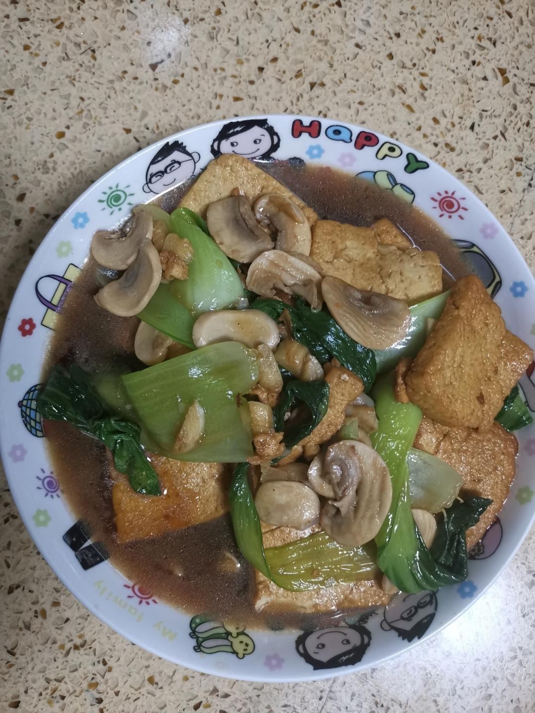 青菜炒豆腐