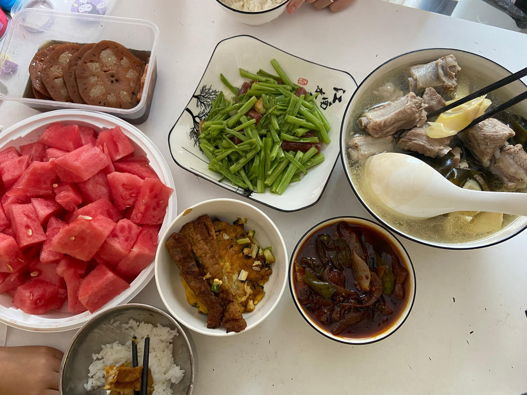 饭菜记—-之高中娃的周末
