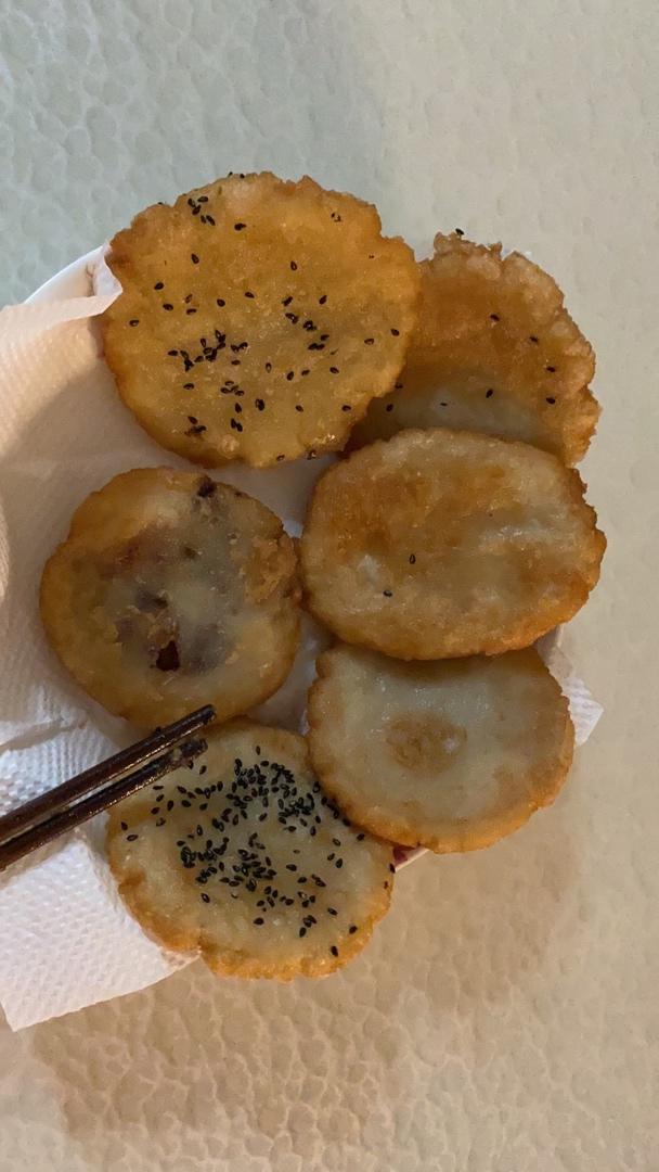 东北油炸糕（糯米粉豆沙馅儿）不翻车很简单
