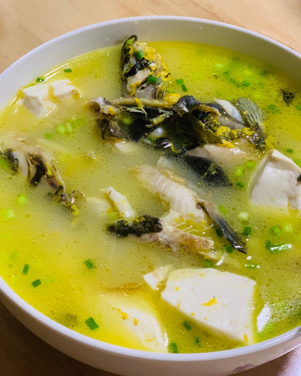 黄骨鱼豆腐汤