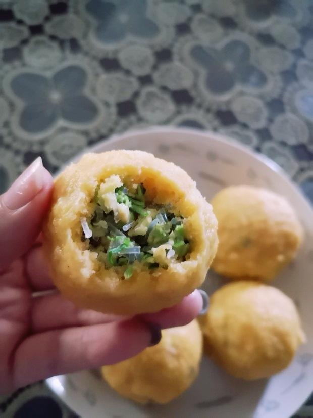 减肥餐之玉米面菜团子