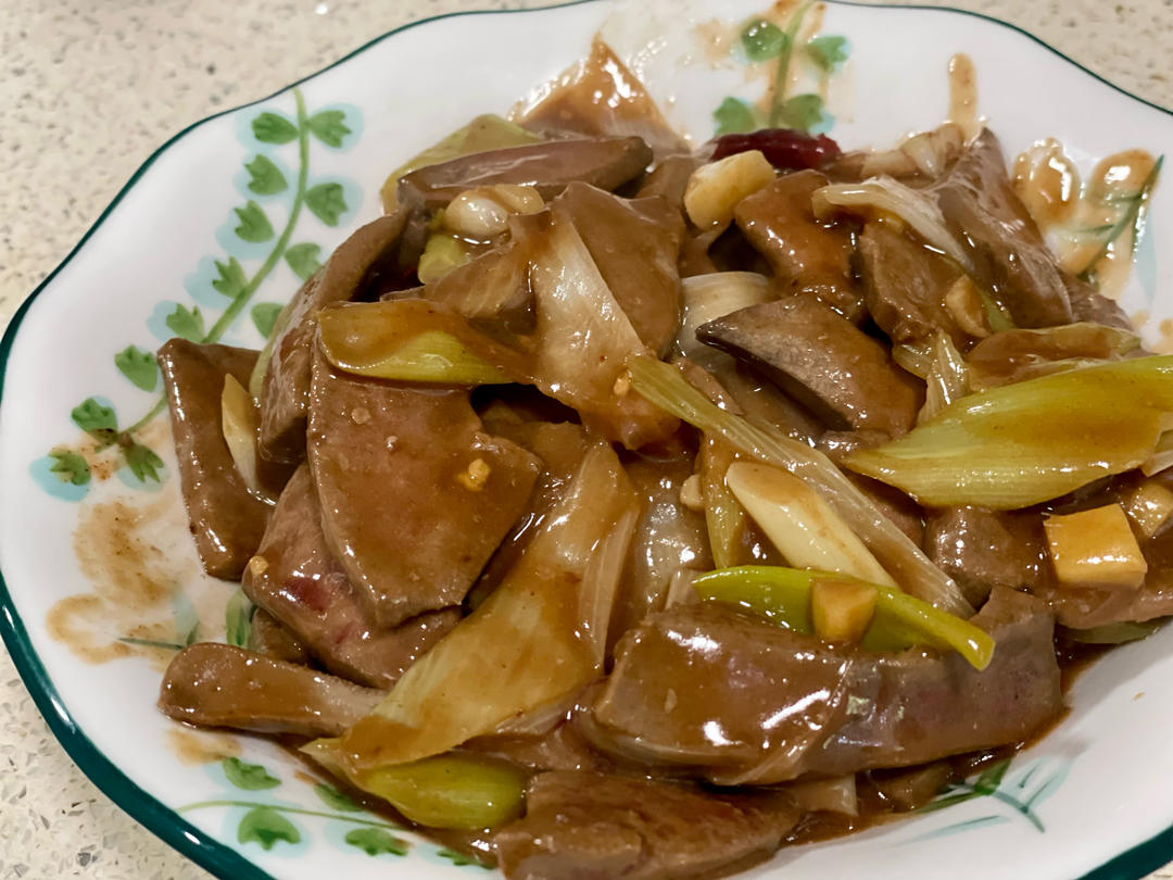 这样炒的猪肝鲜嫩入味，一点都不腥，特别好吃😋