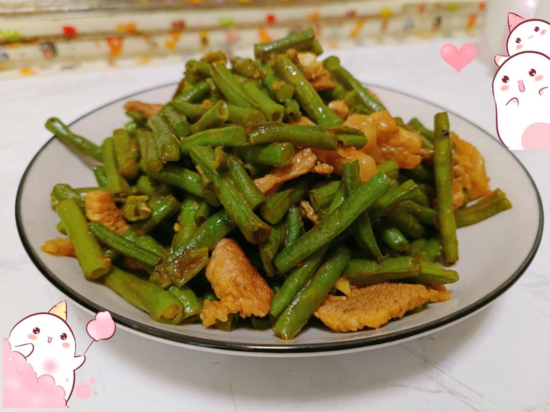 清炒豇豆角