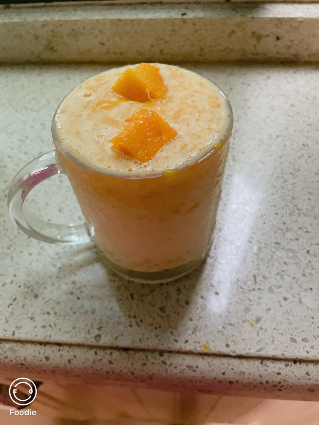 港式甜品——杨枝甘露(芒果西米露)附芒果花切法