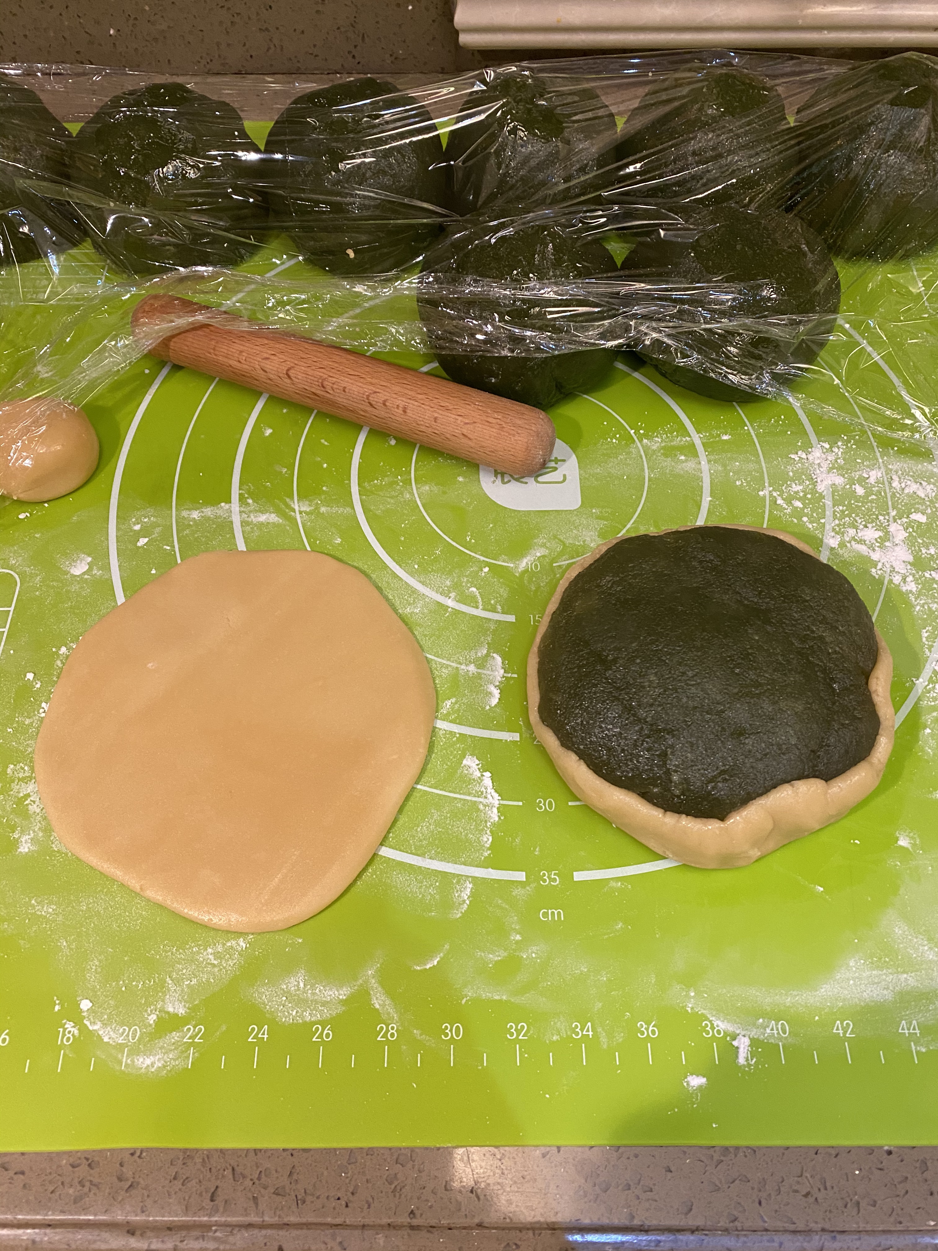 一斤装大月饼的做法 步骤5