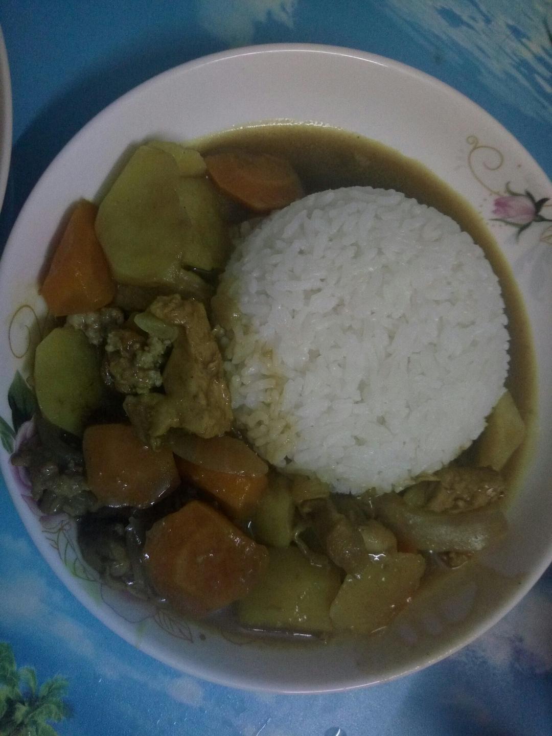 快手咖喱饭