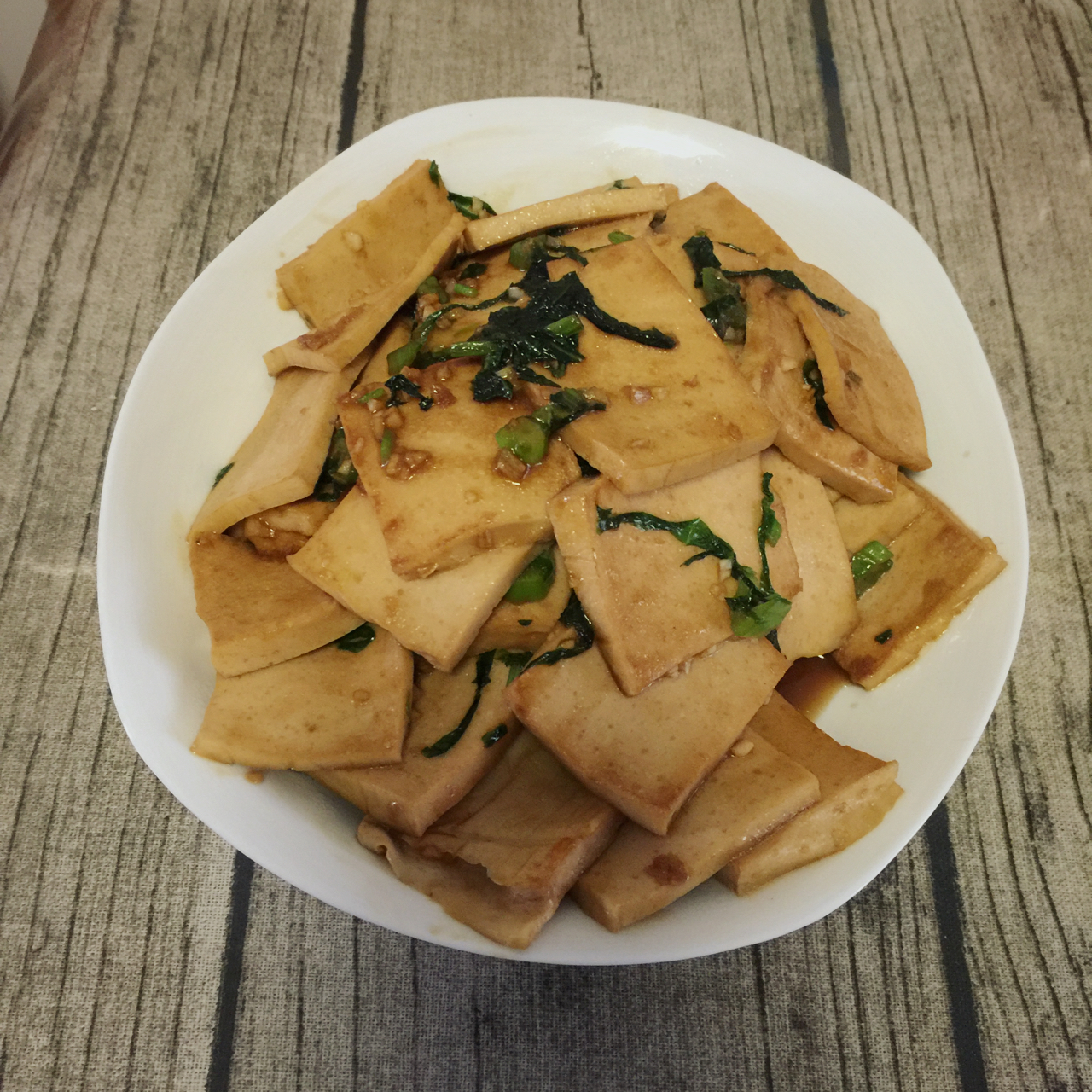 炒千叶豆腐