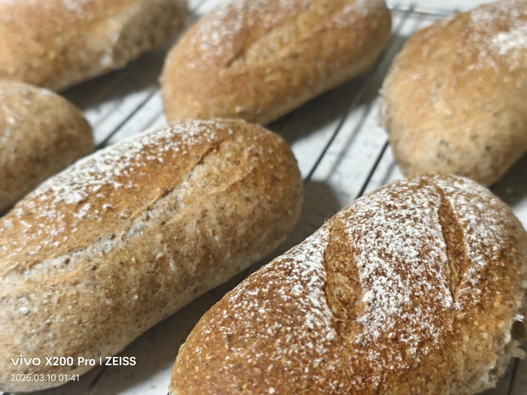 奇亚籽全麦主食餐包
