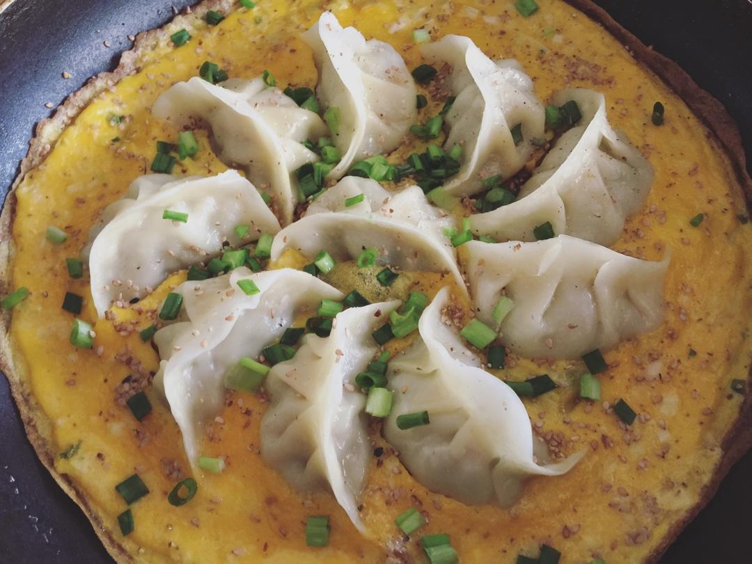 懒人快手抱蛋煎饺