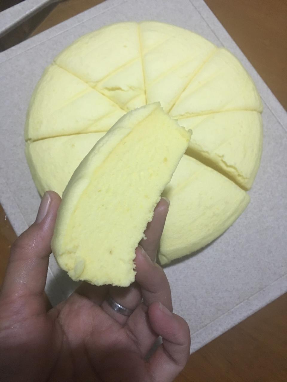 零失败戚风蒸蛋糕（8寸）可做蛋糕胚（另附红丝绒蒸蛋糕做法）