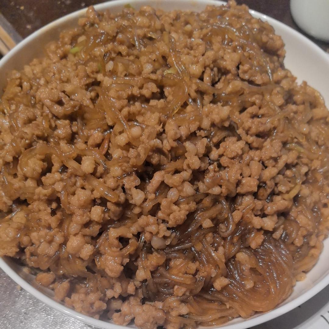 蚂蚁上树(肉末炒粉丝)超下饭‼️十分钟搞定