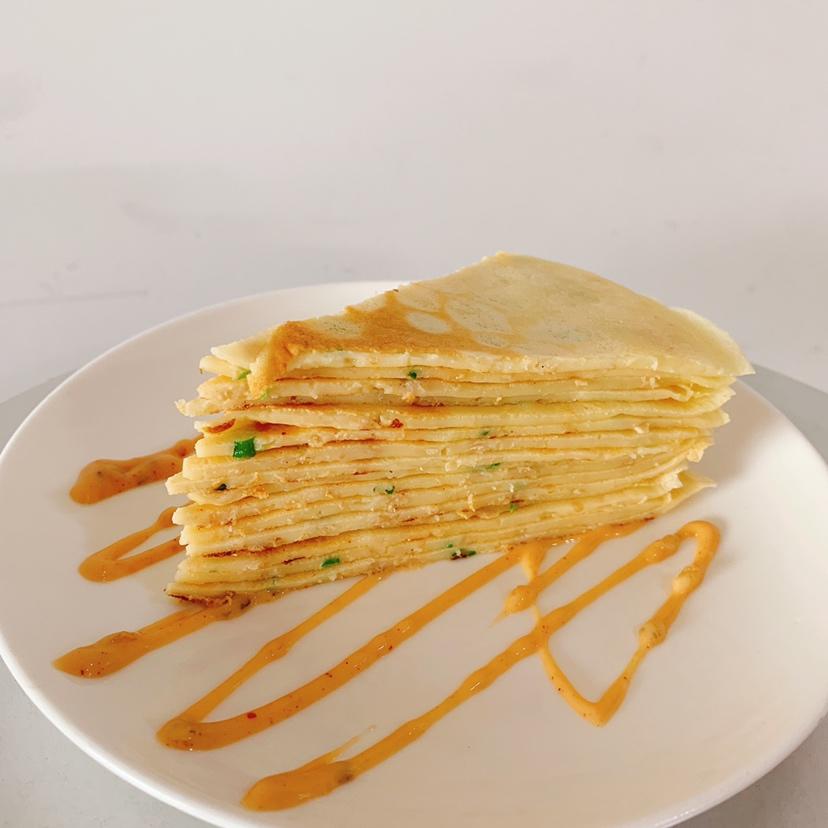 芝士火腿鸡蛋饼