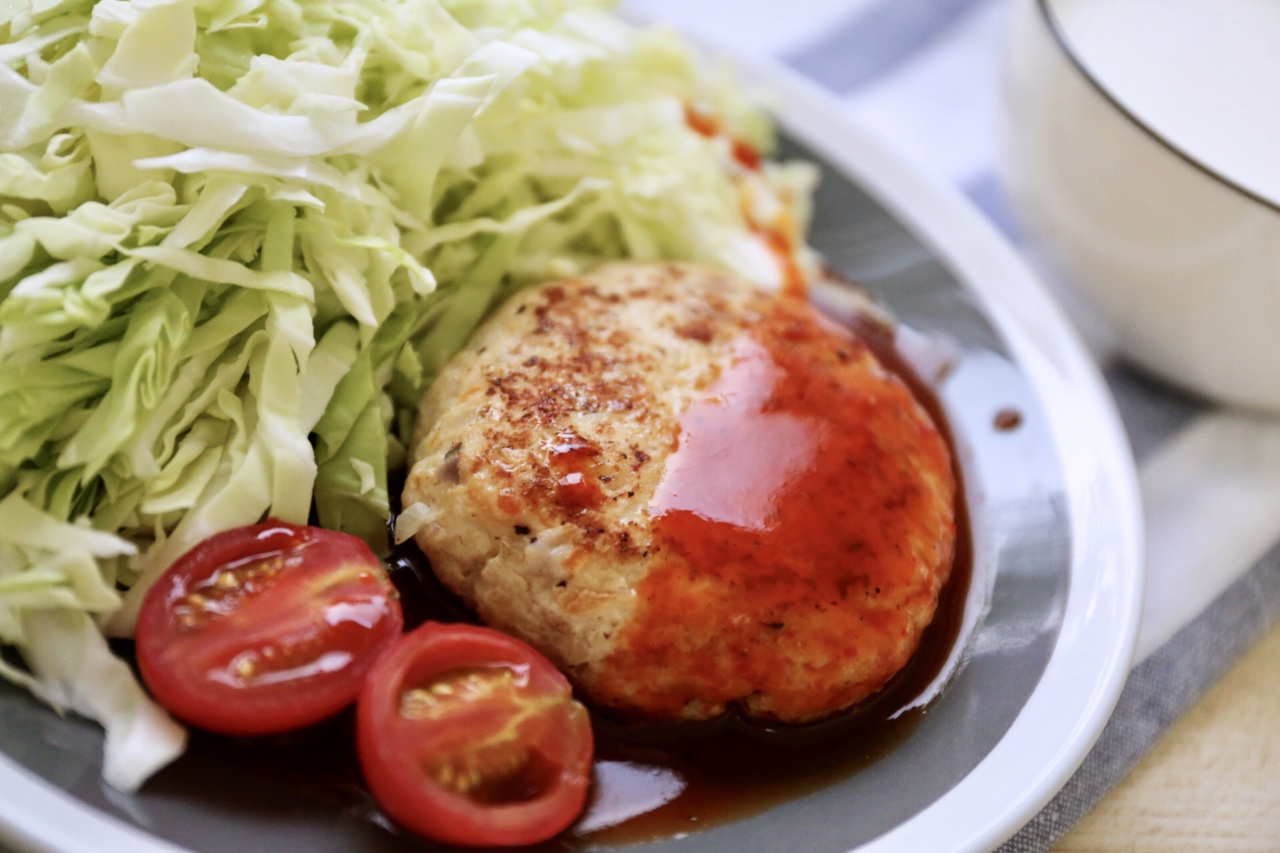 日式鸡胸肉汉堡排 减脂增肌无碳水的做法