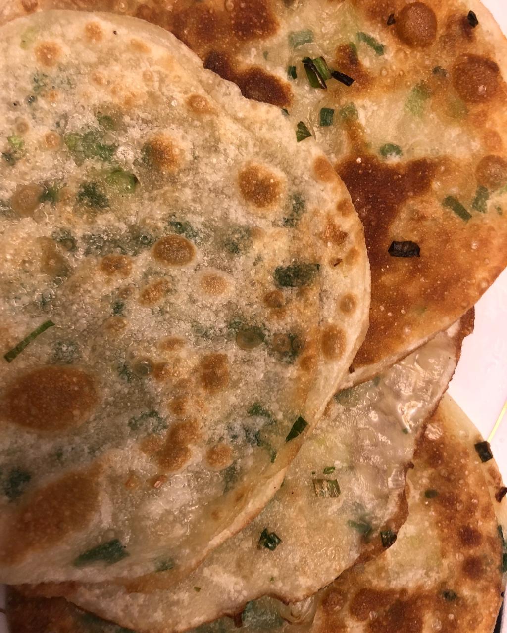 饺子皮葱油饼/手抓饼【饺子皮再利用