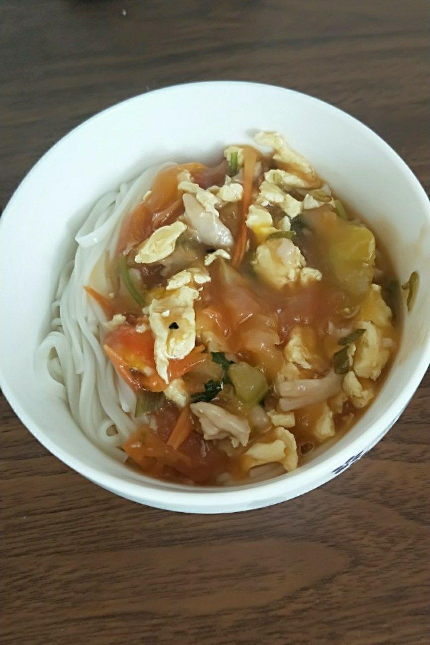 (外婆真传)西红柿打卤面