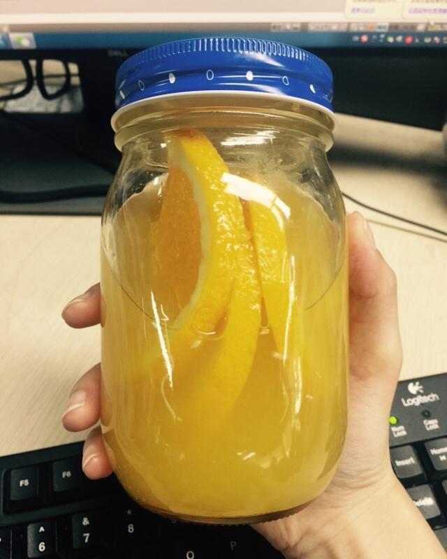 橙子茉莉冰茶（模仿霸气橙子）