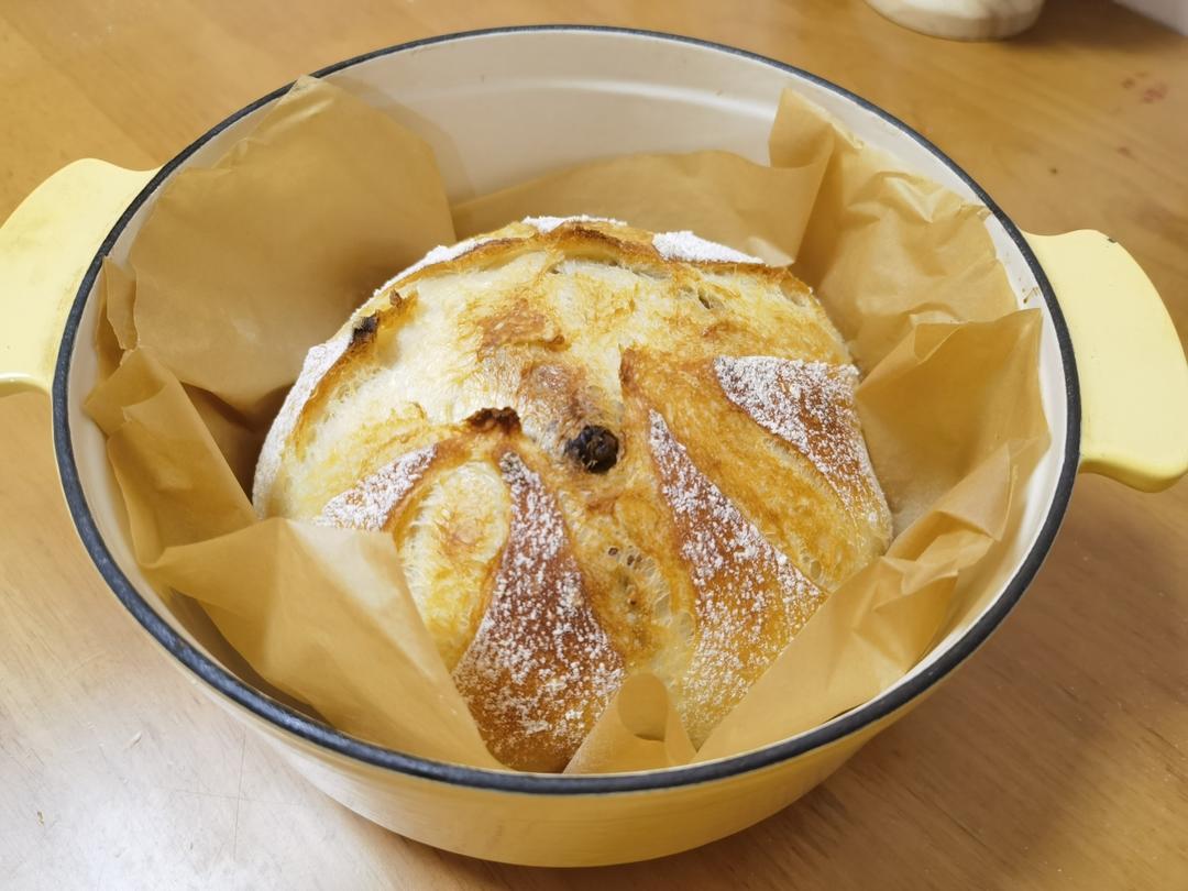 外脆内软不用揉面的乡村面包
