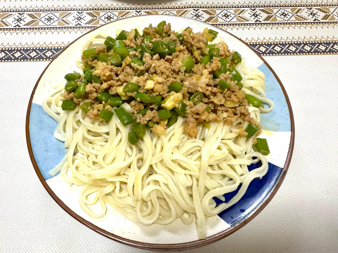 肉沫豆角打卤面