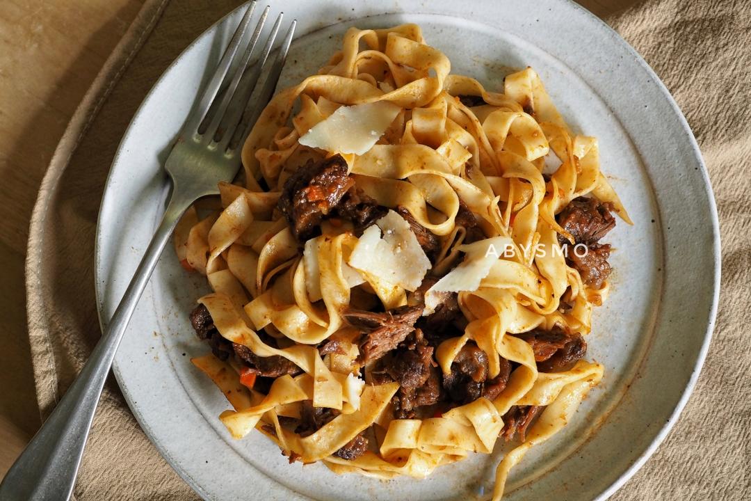 手工意面|beef cheek ragù with tagliatelle的做法