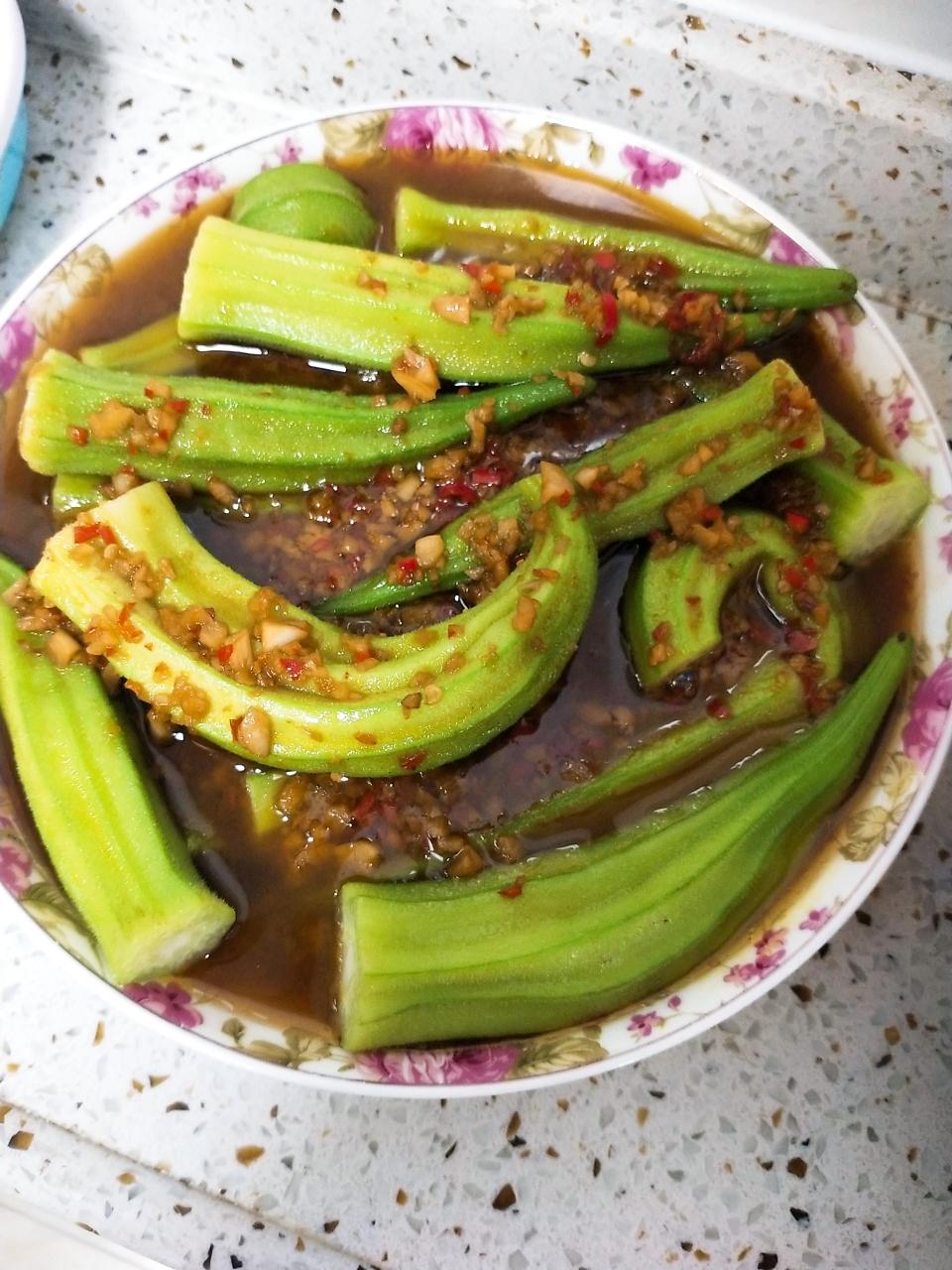 蒜蓉秋葵