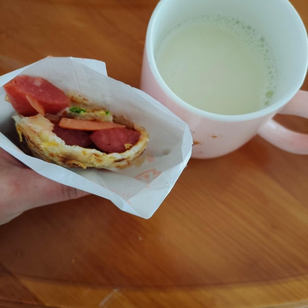 三分钟就可以做好孩子的早餐（手抓饼）