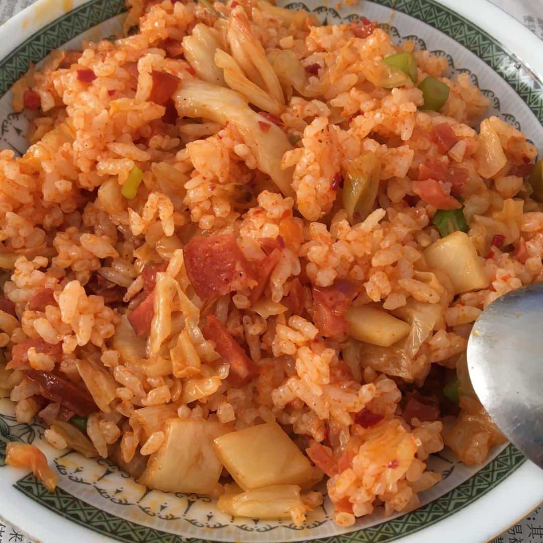 辣白菜炒饭