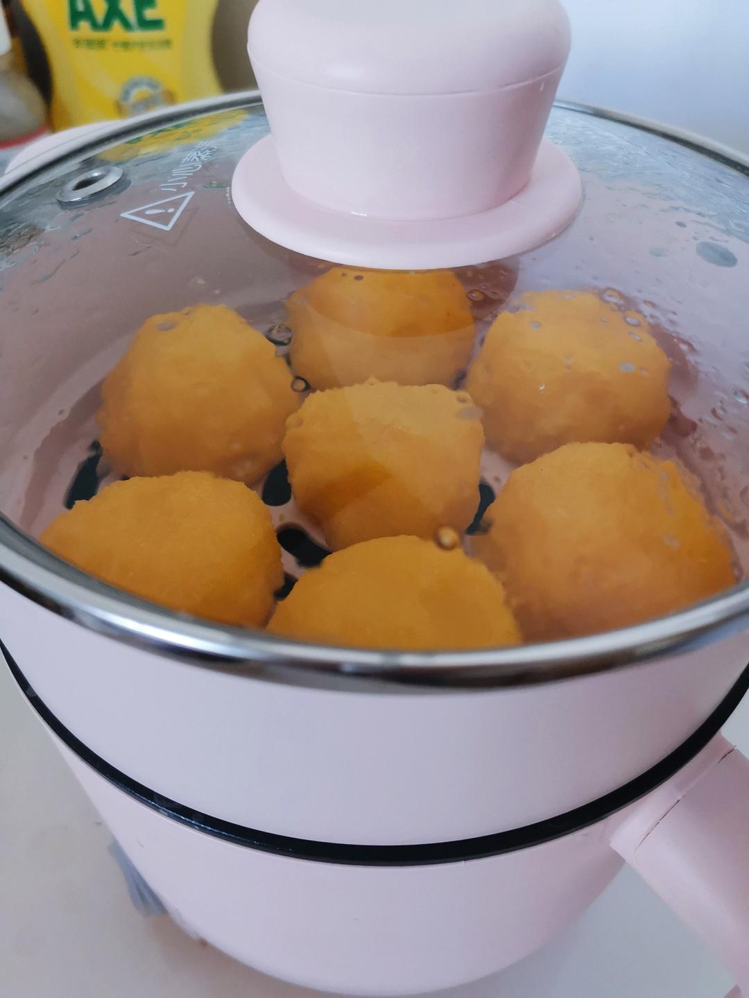 纯玉米面窝窝头(烫面.不发酵)