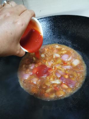 番茄洋葱焗猪扒的做法 步骤12