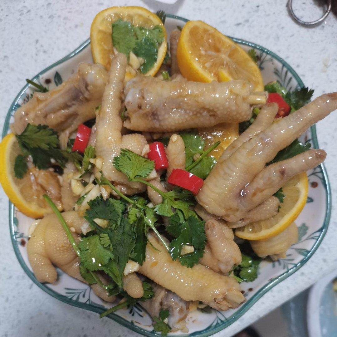 酸辣口柠檬鸡爪鸡翅尖
