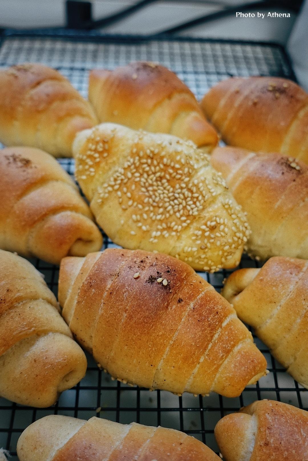 国风花椒芝麻海盐卷，这个搭配好吃哭了