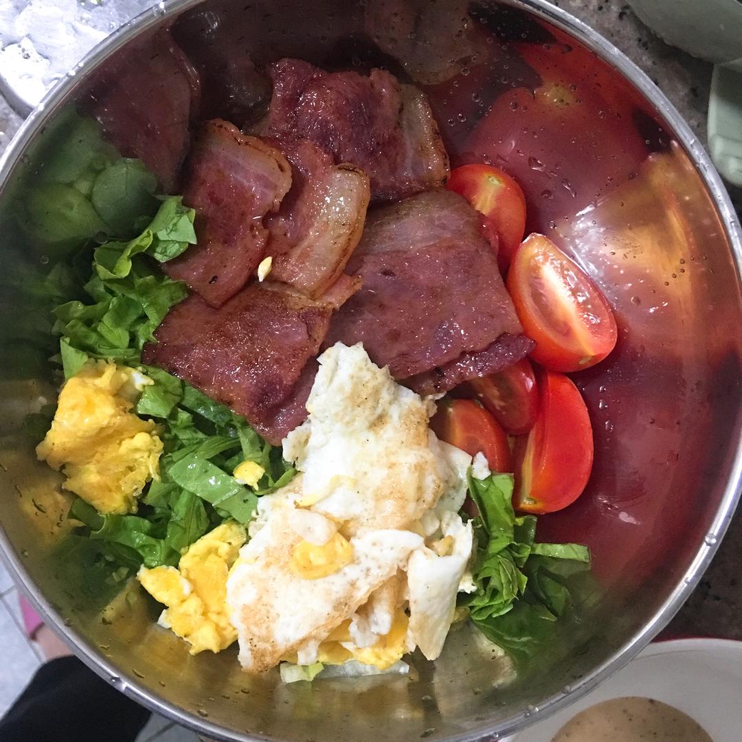 培根沙拉的做法