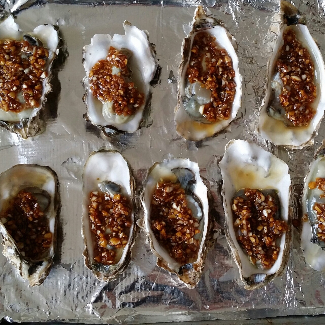碳烤生蚝