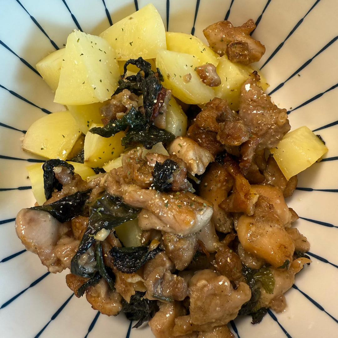 紫苏盐煎鸡（可空气炸）