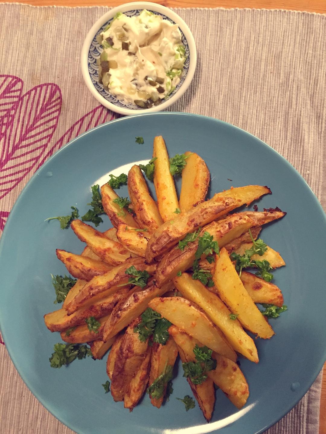 烤薯角（无油炸版）