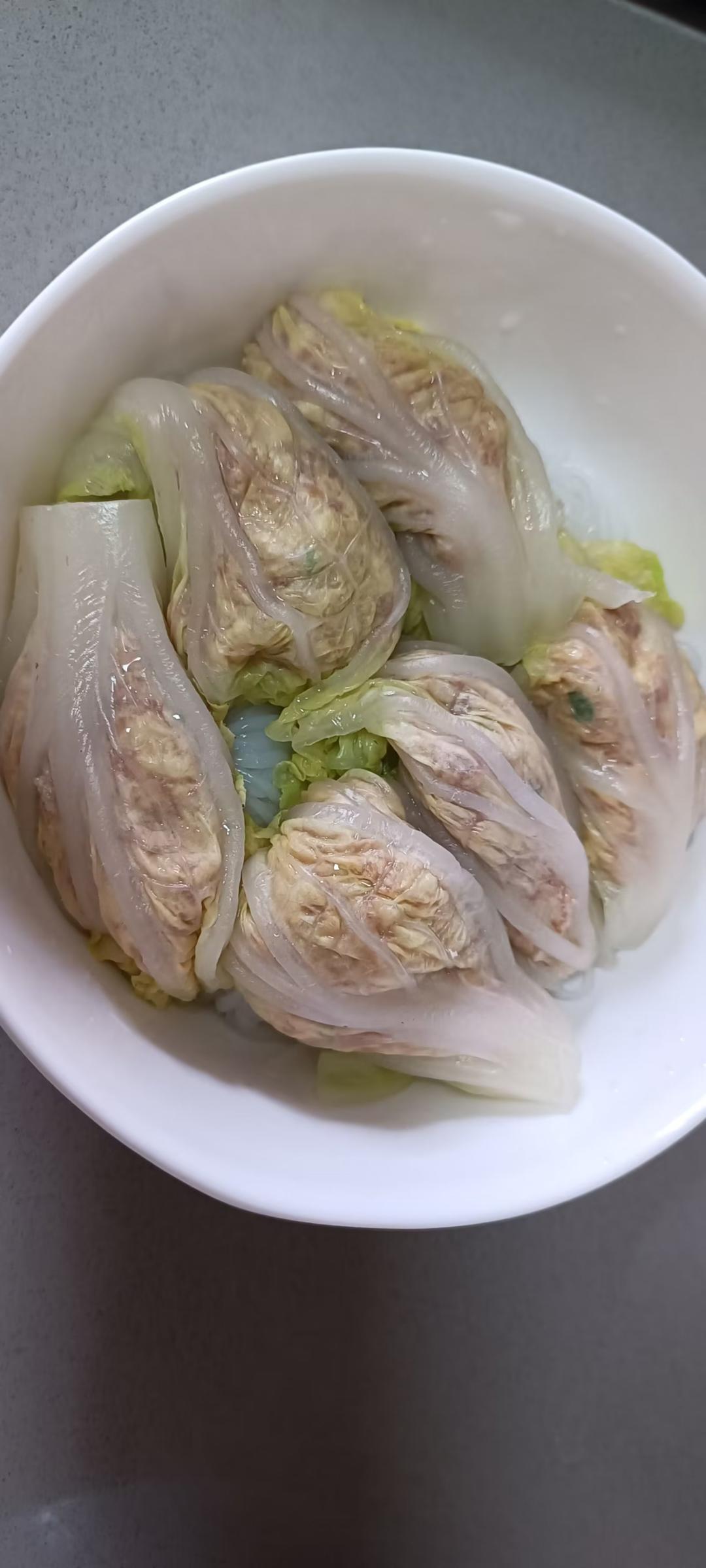 方便好吃的娃娃菜包肉