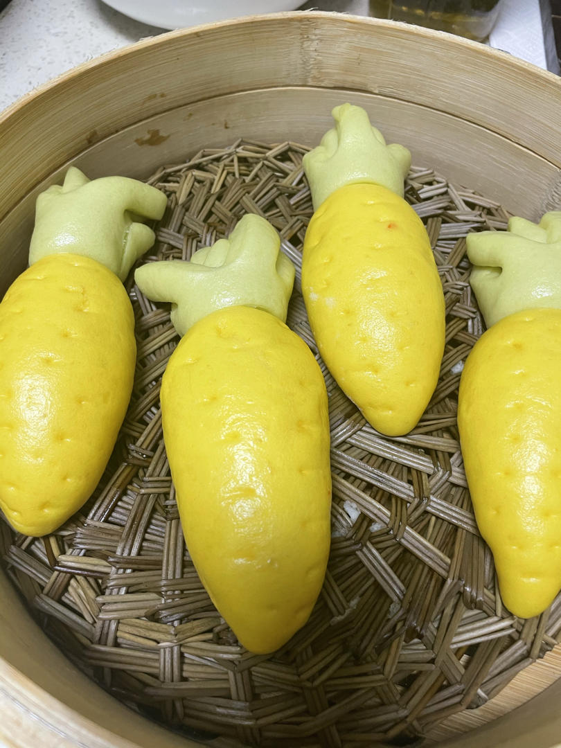 仿真胡萝卜馒头