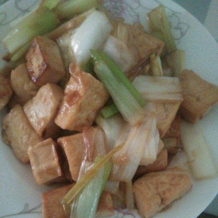 大葱烧豆腐