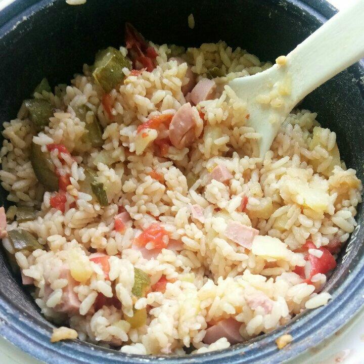 网红焖饭一只番茄饭