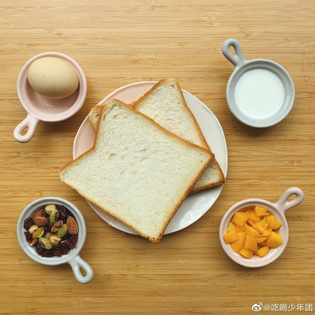 纯奶手撕吐司的做法 步骤1
