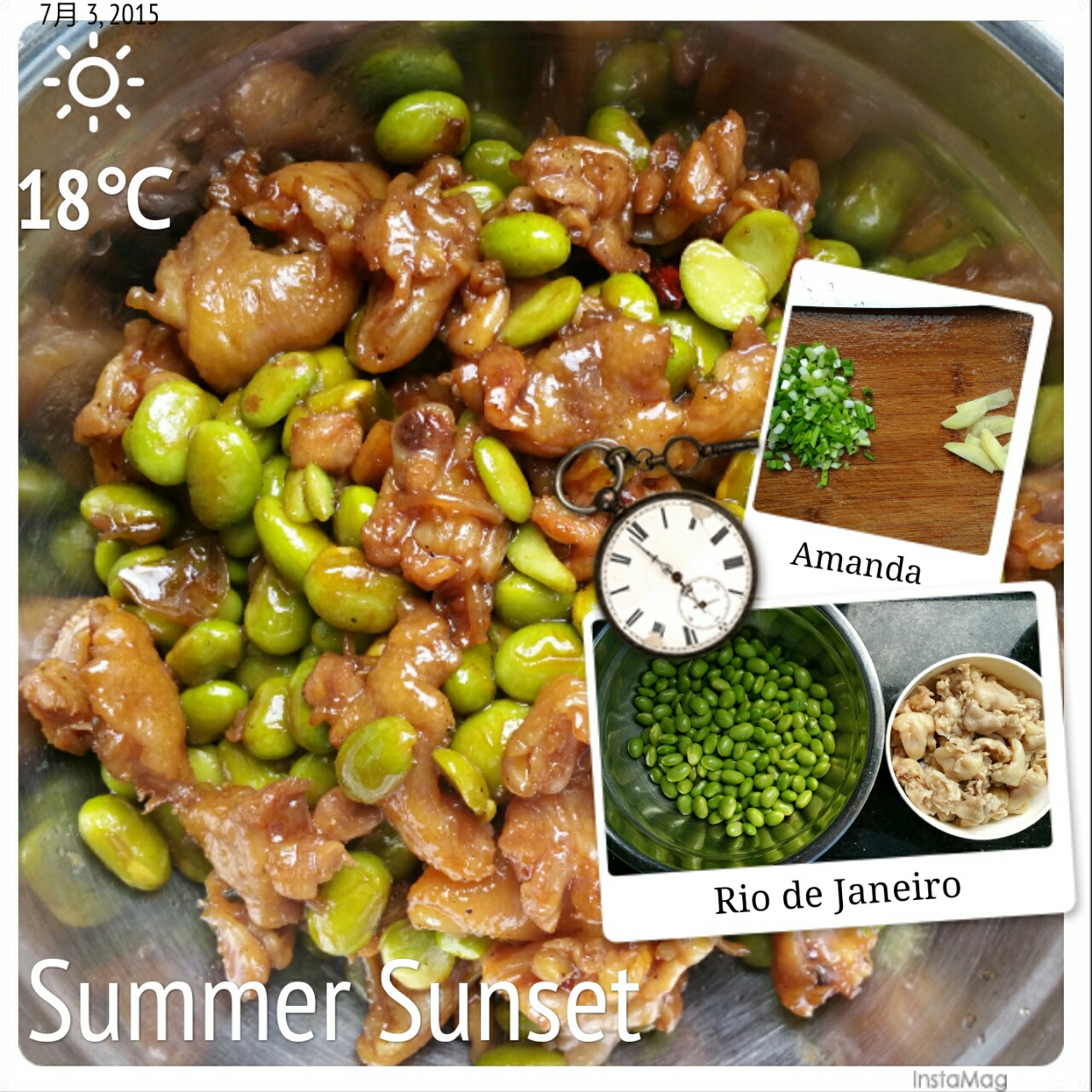 毛豆炒鸡爪筋