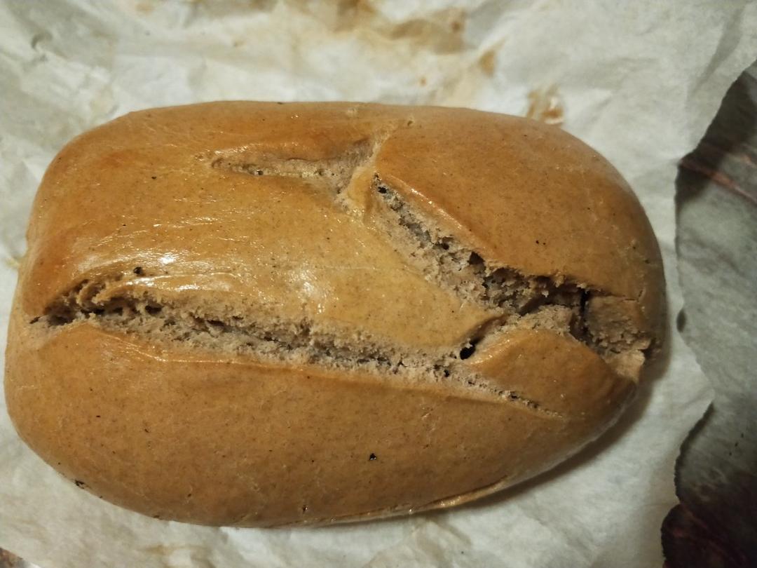 无油无糖无需手套膜的低脂全麦面包