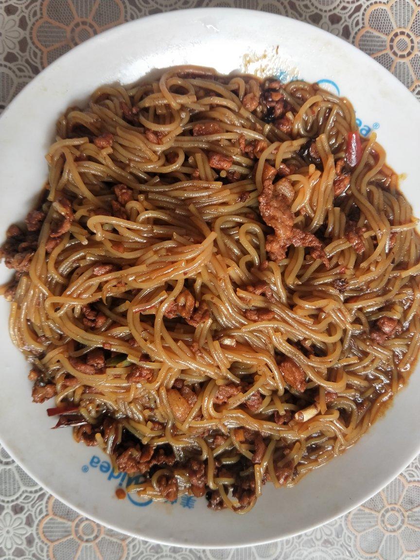 肉沫炒粉丝(蚂蚁上树)