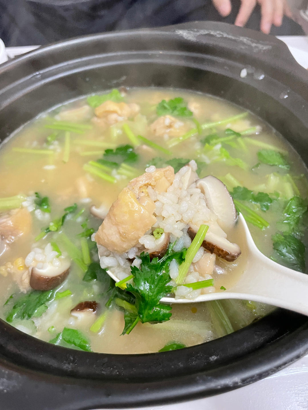 0失败香菇滑鸡粥