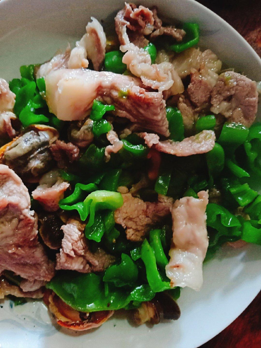 爆炒青椒炒肉
