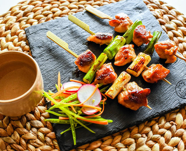 日式居酒屋 葱香鸡肉串 Chicken Teriyaki Skewers