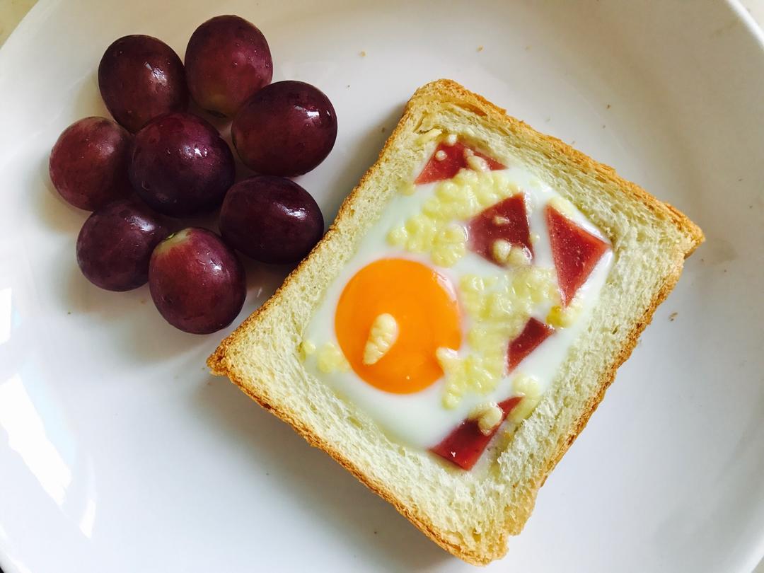 鸡蛋芝士烤吐司