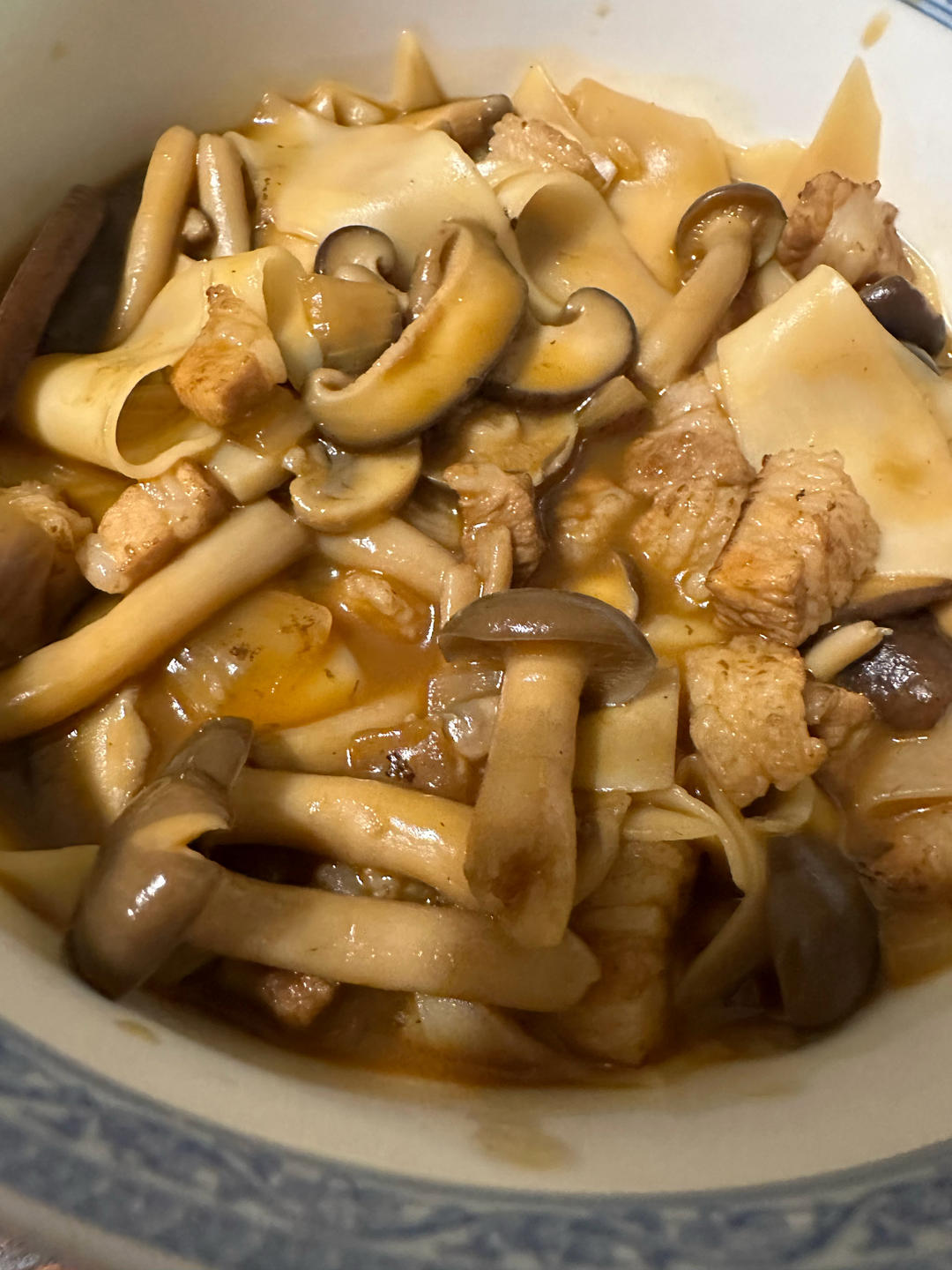 孩子最爱的蘑菇汤莜面鱼鱼