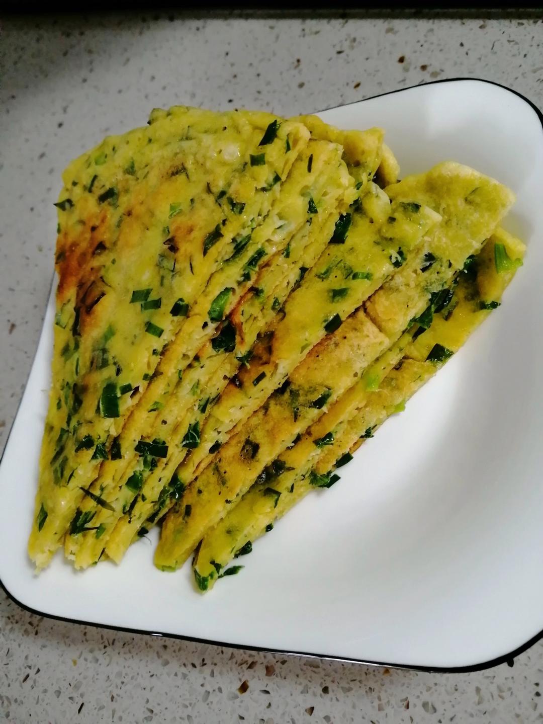 韭菜鸡蛋饼