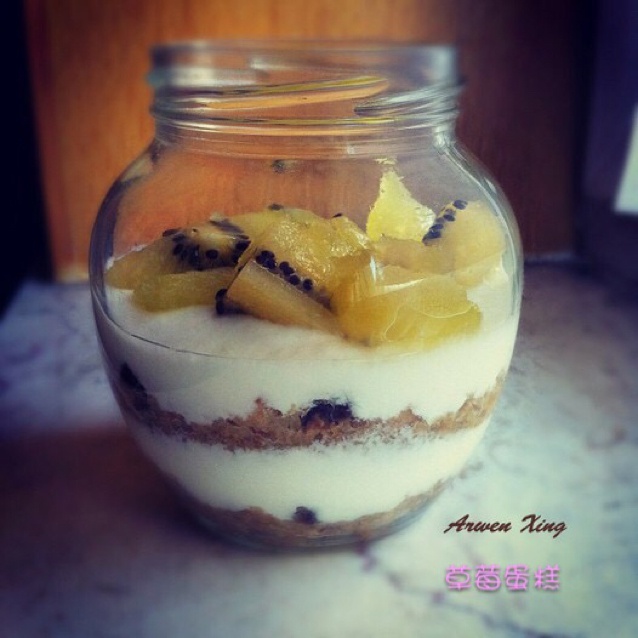 #懒人早餐#蔬果麦片罐子